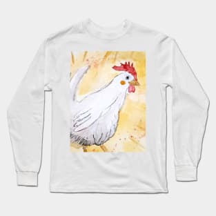 Henhen the hen / poulpoule la poule Long Sleeve T-Shirt